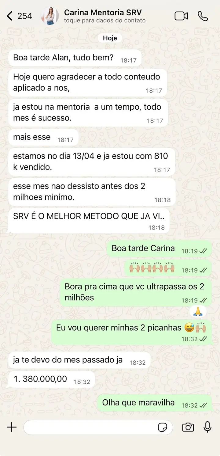Depoimento Carina sobre o Método SRV