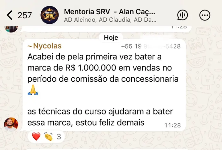 Nycolas — R$1 Milhão
