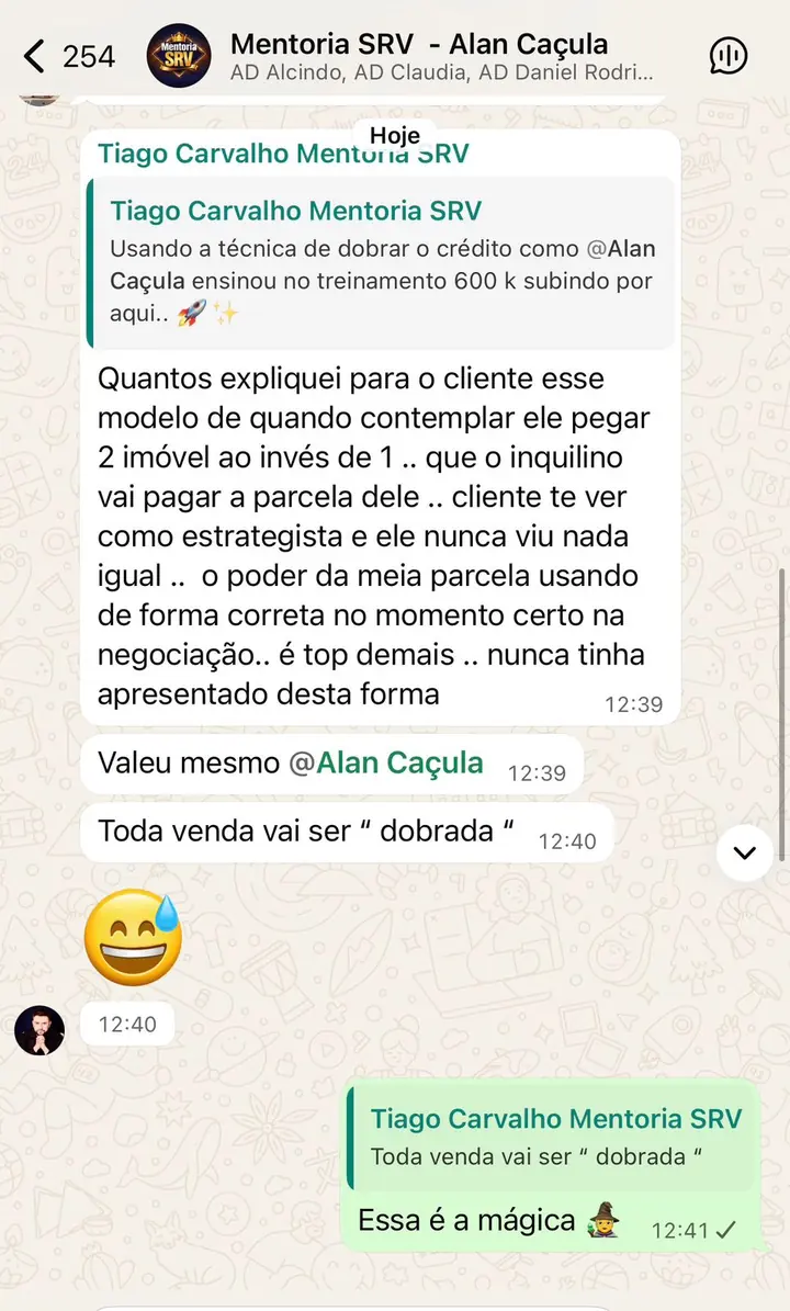 Depoimento Thiago aplicando estratégia do Método SRV